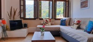 Et opholdsområde på Sunrise View Home