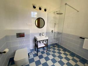 Kúpeľňa v ubytovaní Segesdy Villa