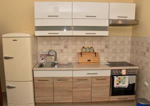 Η κουζίνα ή μικρή κουζίνα στο Apartments Simun