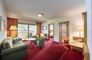 Posedenie v ubytovaní Familiengut Hotel Burgstaller