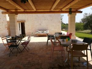 Posezení v ubytování Trullo Nadia Ostuni