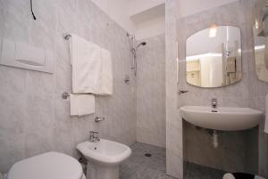 Koupelna v ubytování Hotel Dino