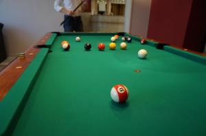 Biliardový stôl v ubytovaní Hotel Mazowiecki Łódź
