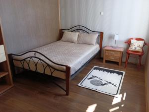 Postel nebo postele na pokoji v ubytování Kauba 6-1 Apartment with Sauna and Yacuzzi