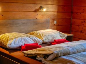 Tempat tidur dalam kamar di Hostinec Hron - Beňuš