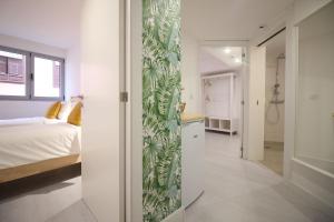 Banana Garden La Palma客房内的一张或多张床位