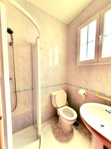 Koupelna v ubytování Hostal Cachiño