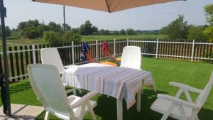 Balcone o terrazza di Berek Vendégház Fonyód