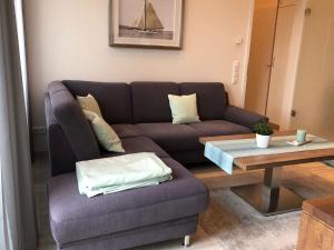 Posezení v ubytování Loft Froenskip Nordsee Park Dangast