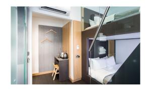 Postel nebo postele na pokoji v ubytování The Z Hotel Bath