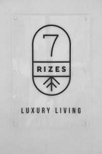Certifikát, ocenenie alebo iný dokument vystavený v ubytovaní 7Rizes Luxury Living