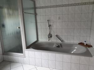 Koupelna v ubytování Schöne Aussicht + 37 fotografií