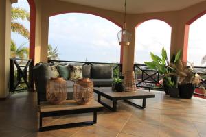 Istumisnurk majutusasutuses Appartement Lora Jan Thiel Curacao