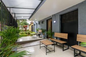Patio nebo venkovní prostory v ubytování Med la palma