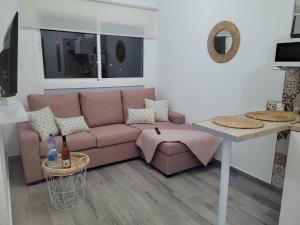 Ein Sitzbereich in der Unterkunft Heva Home