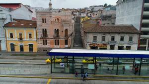 Nespecifikovaný výhled na destinaci Quito nebo výhled na město při pohledu z hotelu