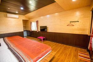 TV a/nebo společenská místnost v ubytování Xiaoliuqiu Happy House B&B
