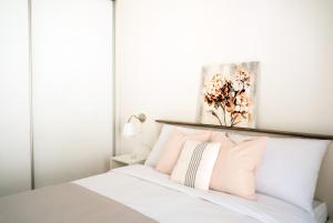 Posteľ alebo postele v izbe v ubytovaní LUXURY APARTMENT MEJE