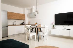 Kuchyňa alebo kuchynka v ubytovaní LUXURY APARTMENT MEJE