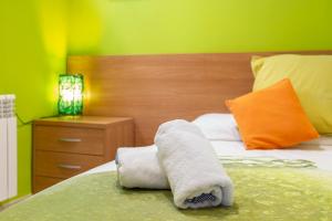 Posteľ alebo postele v izbe v ubytovaní Apartament Sant Antoni de Calonge