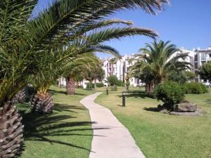 Vonkajšia záhrada v ubytovaní Apartamento en Atlanterra Playa 33A
