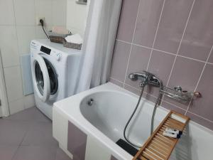A bathroom at Pavlos Apartment