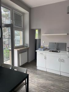 Kuchyňa alebo kuchynka v ubytovaní Apartament Centrum Msciwoja