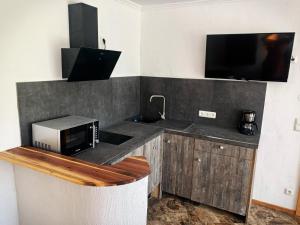 Kuchnia lub aneks kuchenny w obiekcie Resort Hanni Deisenberger