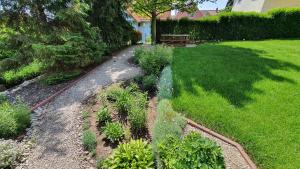 A garden outside Apartment in Fonyod - Balaton 18580