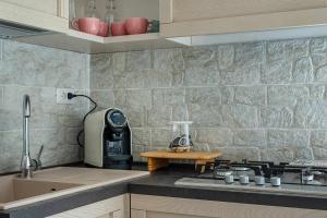Kuchyň nebo kuchyňský kout v ubytování Zephir Apartments