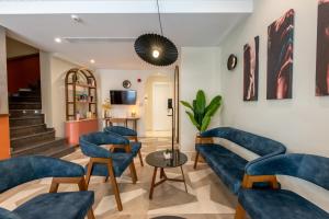Posezení v ubytování El Greco Hotel