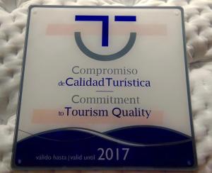 Certifikát, ocenenie alebo iný dokument vystavený v ubytovaní Casita Roque Nublo