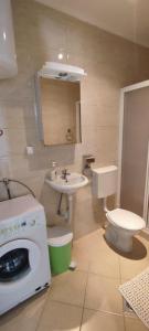 Et badeværelse på Apartments Volega