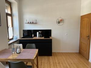 Küche/Küchenzeile in der Unterkunft Weingut Gästehaus Bach
