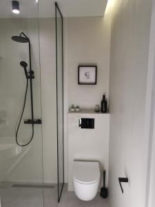 Koupelna v ubytování Moderni apartman Tina