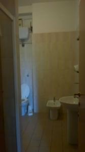Koupelna v ubytování Hotel Moderno