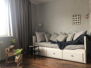 Część wypoczynkowa w obiekcie Apartament Plaża Zachodnia - 400 m do morza