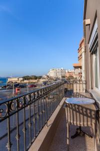 En balkong eller terrass på Evangelia Residenza, elegant stay in Herakleion!