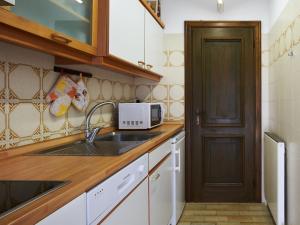 A kitchen or kitchenette at Apartment Hermitage-19 by Interhome