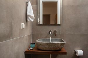 Ett badrum på Villa Tramonto