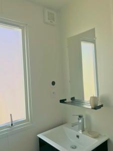 Mobil Home Vue sur Mer - Racine 03的一间浴室