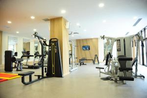 Fitness centrum a/nebo fitness zařízení v ubytování Macara Village Resort