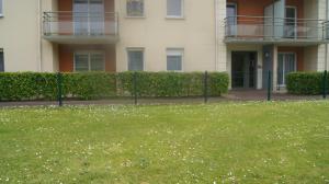 Vonkajšia záhrada v ubytovaní appartement T2 résidence odyssée st Valéry en caux