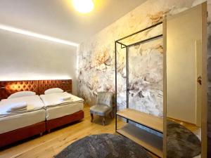 Voodi või voodid majutusasutuse Hotel Cittadella toas