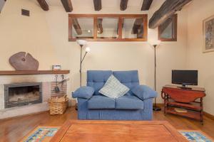 Posezení v ubytování Casona De La Salceda