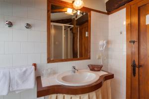 Koupelna v ubytování Casona De La Salceda