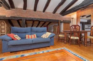 Posezení v ubytování Casona De La Salceda
