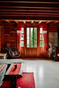 Posezení v ubytování Drinska Villa Cabin