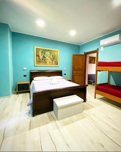 Un pat sau paturi într-o cameră la Resort - Località Santa Barbara