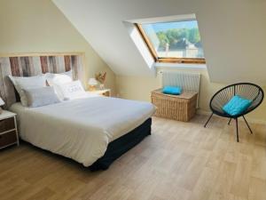 Posteľ alebo postele v izbe v ubytovaní Appartement Entre ville et nature